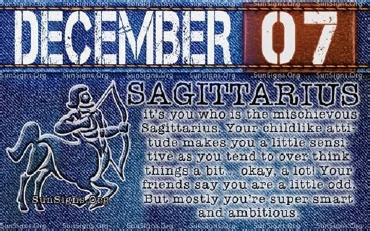 December 7 Zodiac Horoscope Birthday Personality