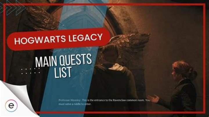 Hogwarts Legacy Relationships / Quest List ·