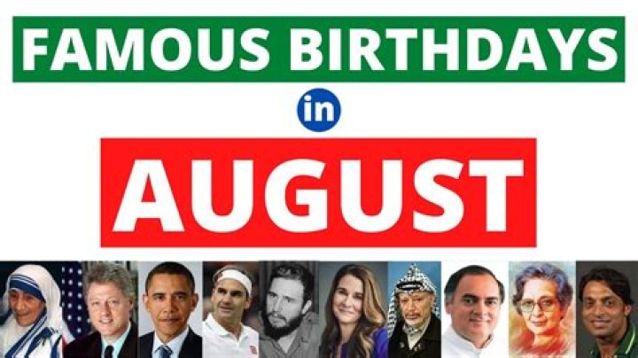 JadeZ | August 20 Famous Birthdays