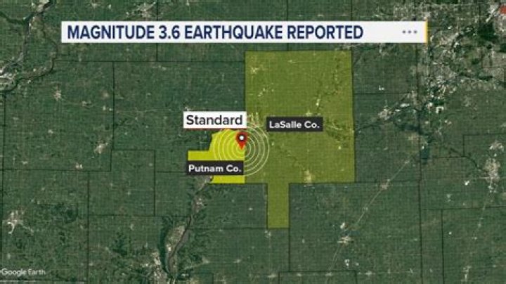 Magnitude 3.6 earthquake rattles northern Illinois