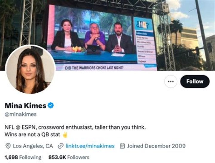 Mina Kimes' hilarious Mila Kunis response to ethnic slur