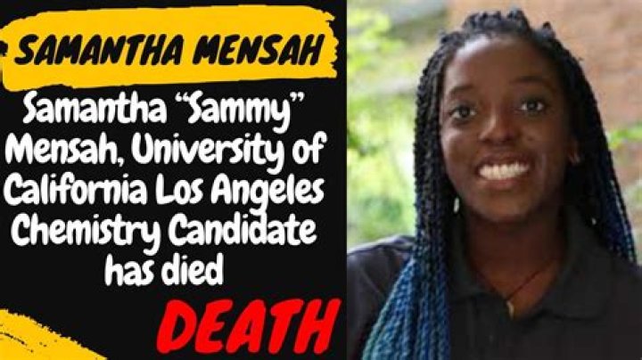 Samantha Mensah's Obituary And Cause Of Death