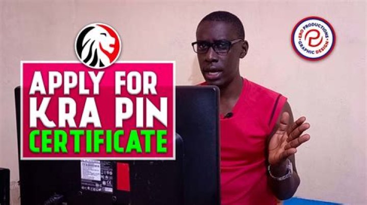 Step-by-Step Guide To Kra Pin Certificate Application And Registration