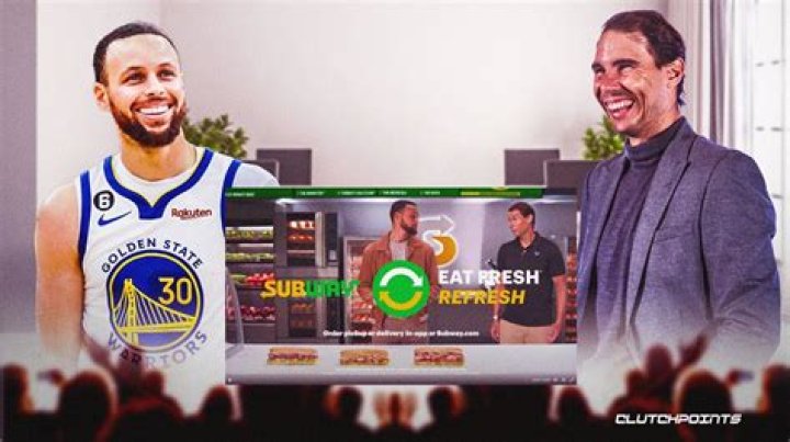 Steph Curry, Rafael Nadal Subway commercial has Twitter losing it